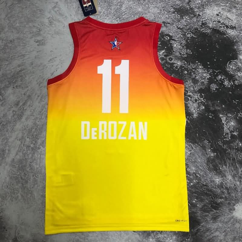 ALL-STAR 2023 Yellow Basketball Jersey (Hot Press)