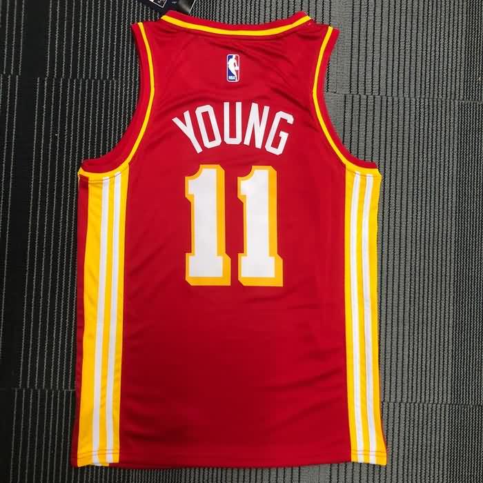 Atlanta Hawks 20/21 Red Basketball Jersey (Hot Press)