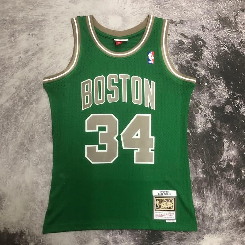 Boston Celtics 2007/08 Green Classics Basketball Jersey 02 (Hot Press)
