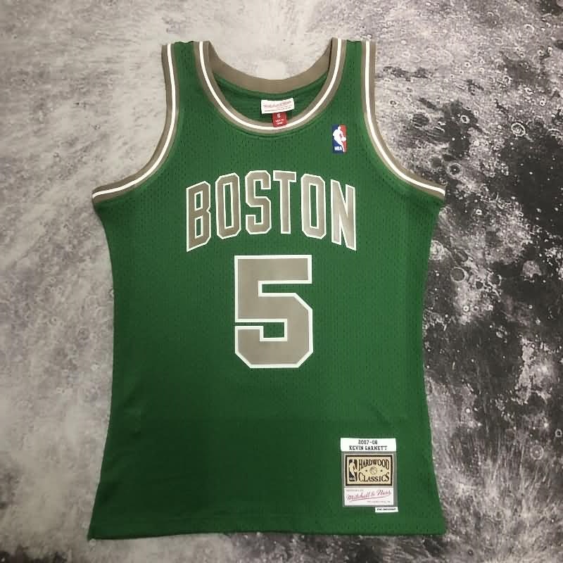 Boston Celtics 2007/08 Green Classics Basketball Jersey 02 (Hot Press)