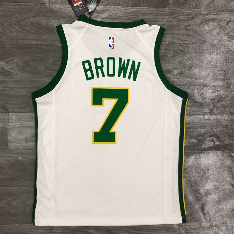 Boston Celtics 2019 White Basketball Jersey (Hot Press)