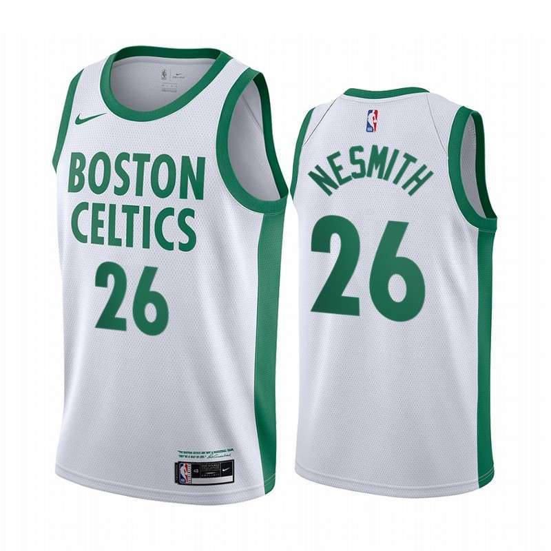 Boston Celtics 20/21 White City Basketball Jersey (Hot Press)