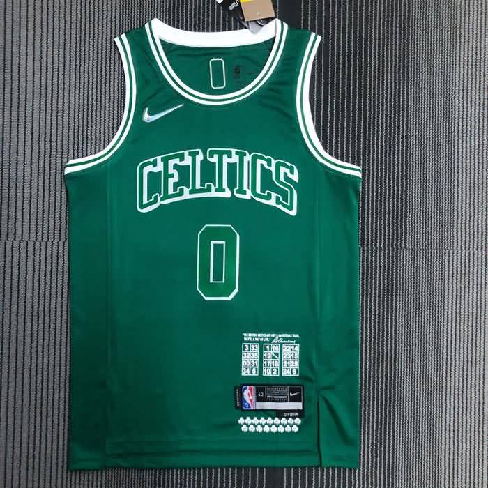 Boston Celtics 21/22 Green City Basketball Jersey (Hot Press)