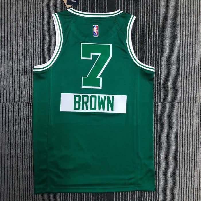 Boston Celtics 21/22 Green City Basketball Jersey (Hot Press)