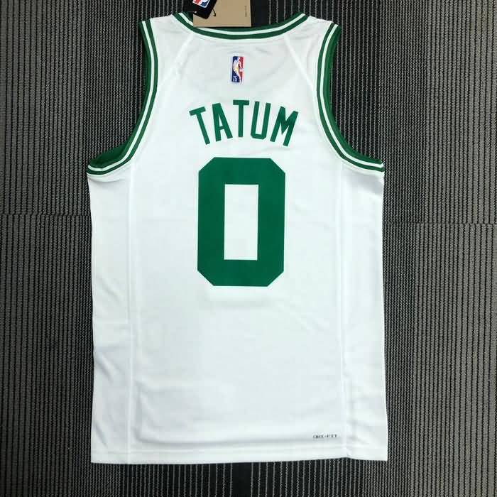 Boston Celtics 21/22 White Basketball Jersey (Hot Press)