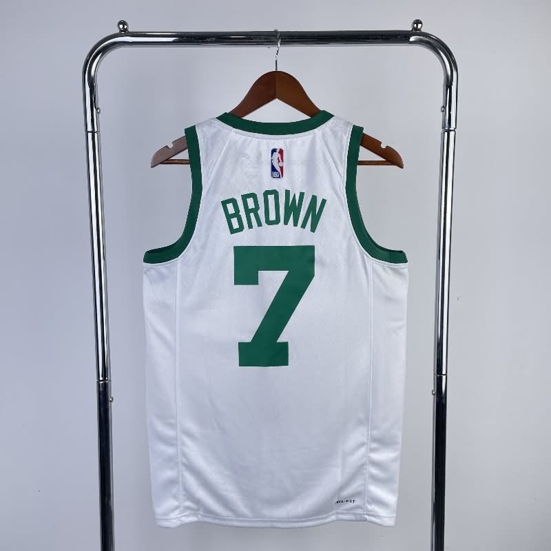 Boston Celtics 22/23 White Classics Basketball Jersey (Hot Press)