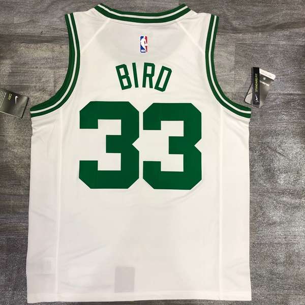 Boston Celtics White Classics Basketball Jersey (Hot Press)