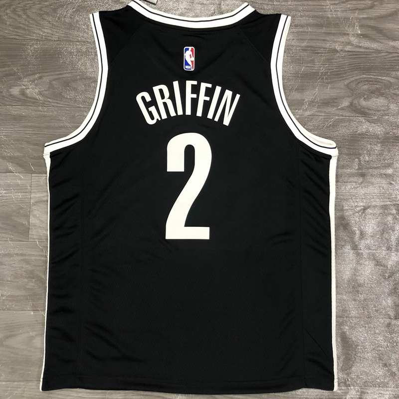 Brooklyn Nets 20/21 Black Basketball Jersey (Hot Press)