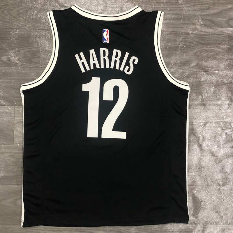 Brooklyn Nets 20/21 Black Basketball Jersey (Hot Press)