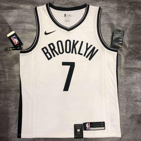 Brooklyn Nets 20/21 White Basketball Jersey (Hot Press)