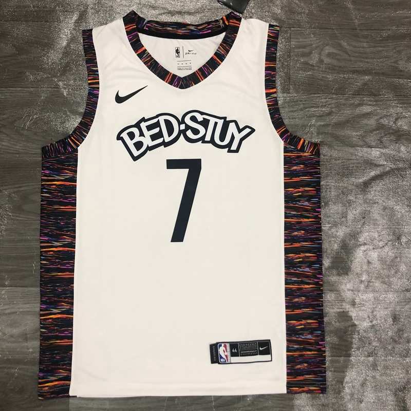 Brooklyn Nets 2020 White City Basketball Jersey (Hot Press)