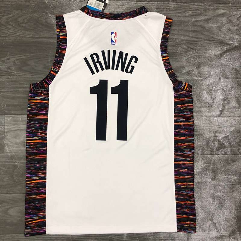 Brooklyn Nets 2020 White City Basketball Jersey (Hot Press)