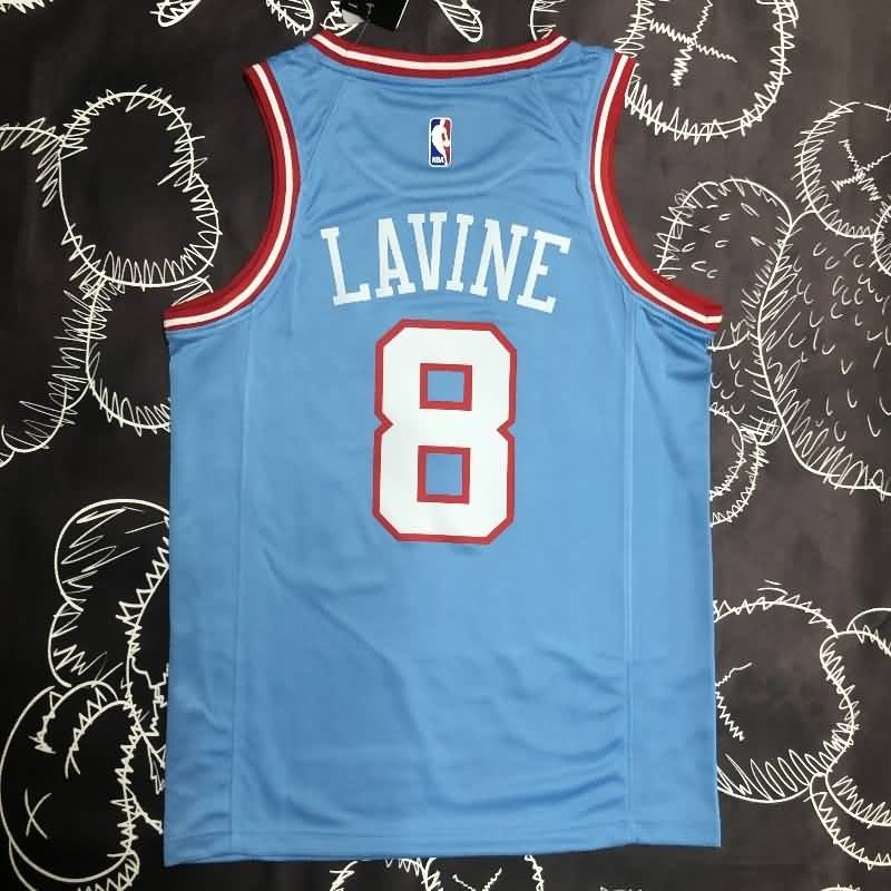 Chicago Bulls 2020 Blue City Basketball Jersey (Hot Press)