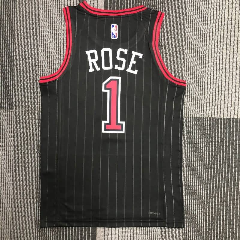 Chicago Bulls 21/22 Black AJ Basketball Jersey (Hot Press)