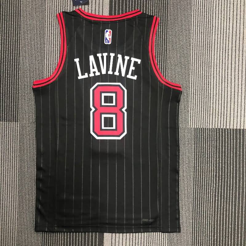 Chicago Bulls 21/22 Black AJ Basketball Jersey (Hot Press)