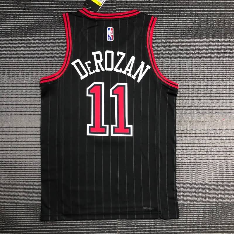 Chicago Bulls 21/22 Black AJ Basketball Jersey (Hot Press)