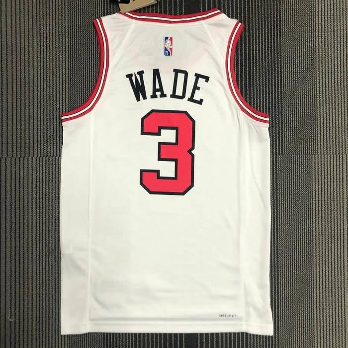 Chicago Bulls 21/22 White Basketball Jersey (Hot Press)