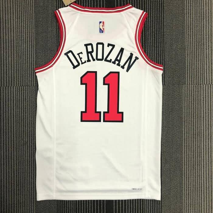 Chicago Bulls 21/22 White Basketball Jersey (Hot Press)