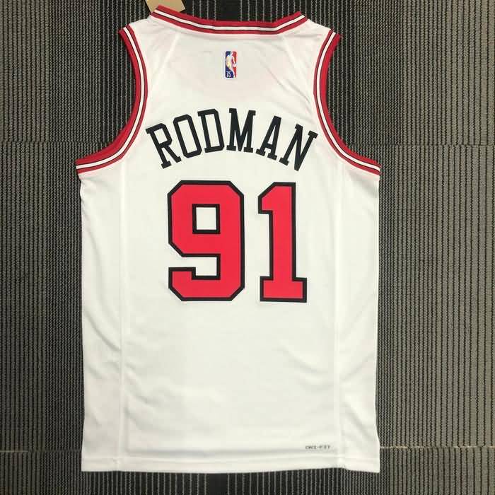 Chicago Bulls 21/22 White Basketball Jersey (Hot Press)