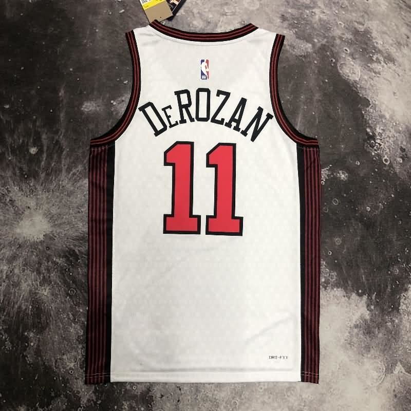 Chicago Bulls 22/23 White City Basketball Jersey (Hot Press)