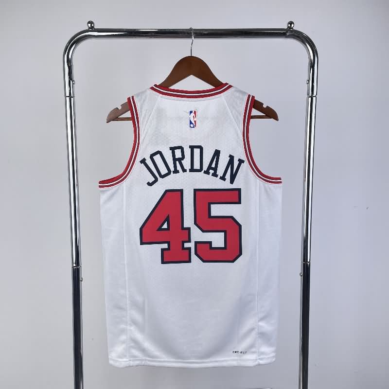 Chicago Bulls 22/23 White Basketball Jersey (Hot Press)