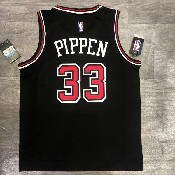 Chicago Bulls Black Classics Basketball Jersey (Hot Press)