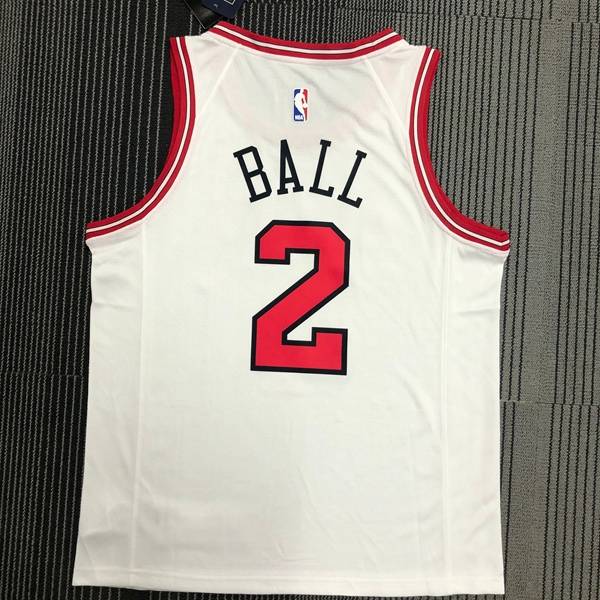 Chicago Bulls White Classics Basketball Jersey (Hot Press)