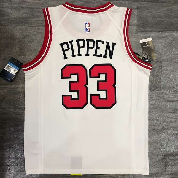 Chicago Bulls White Classics Basketball Jersey (Hot Press)