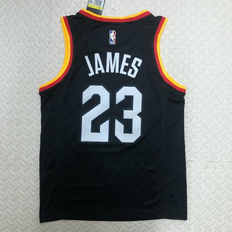 Cleveland Cavaliers 20/21 Black City Basketball Jersey (Hot Press)