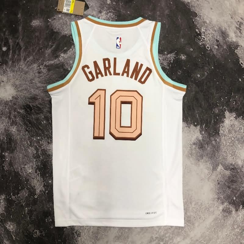 Cleveland Cavaliers 22/23 White City Basketball Jersey (Hot Press)