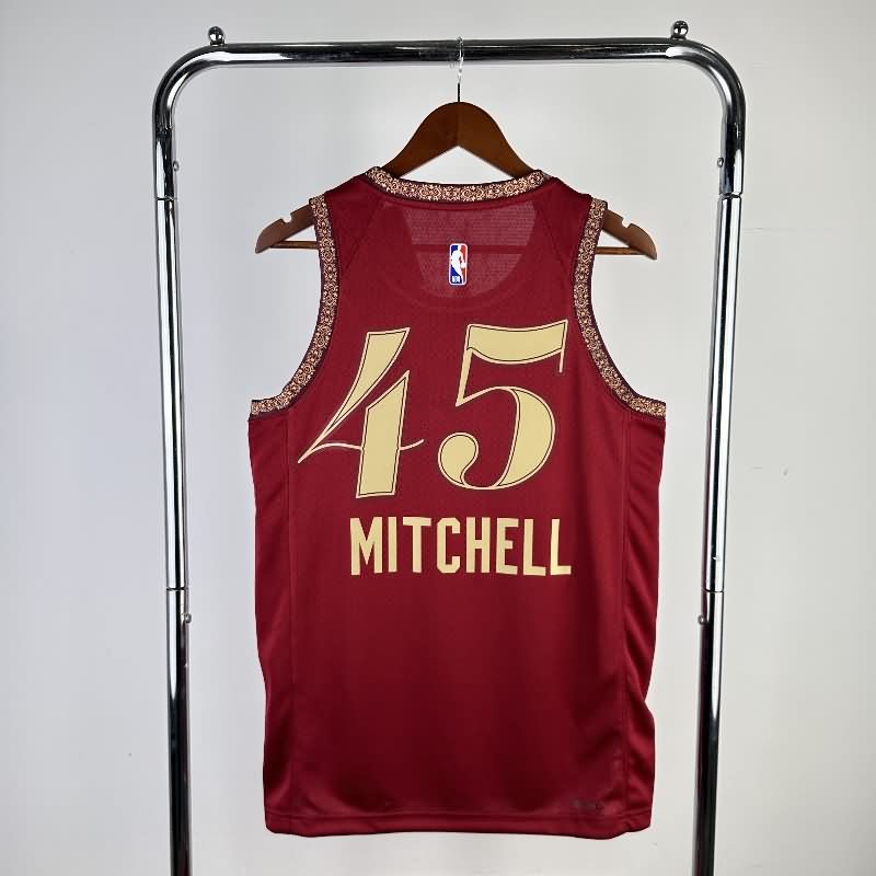 Cleveland Cavaliers 23/24 Red City Basketball Jersey (Hot Press)