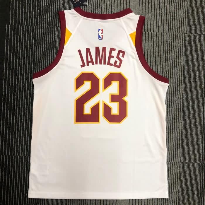 Cleveland Cavaliers White Basketball Jersey (Hot Press)