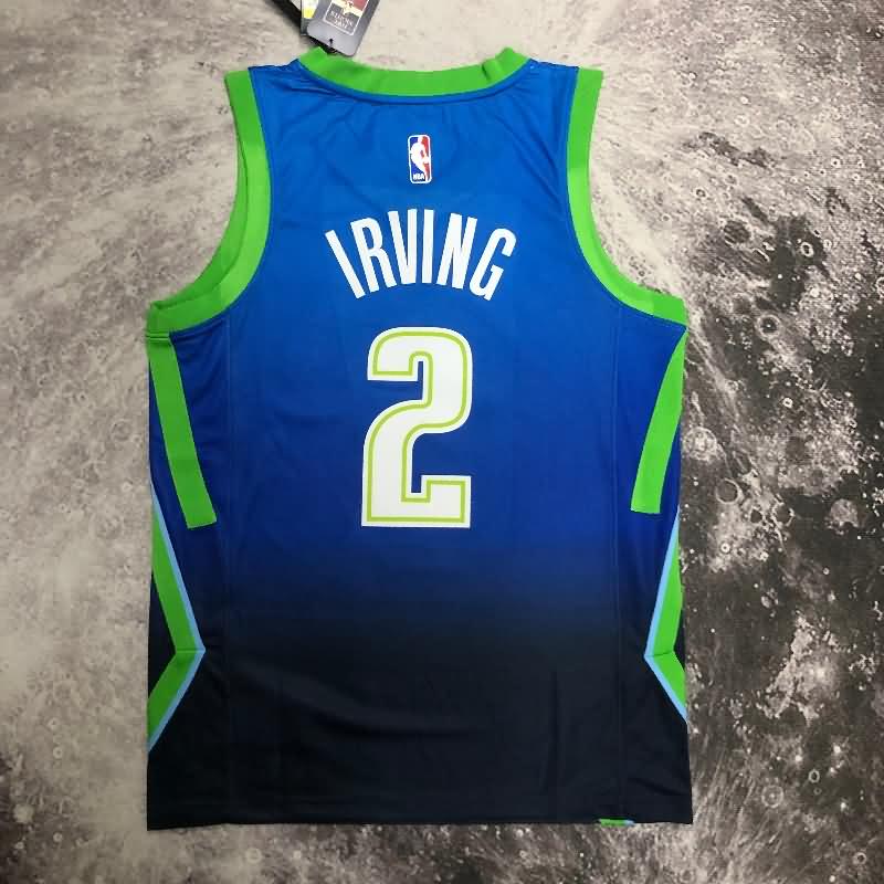 Dallas Mavericks 2020 Blue City Basketball Jersey (Hot Press)