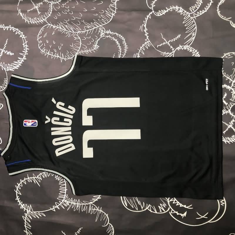 Dallas Mavericks 21/22 Black Basketball Jersey (Hot Press)