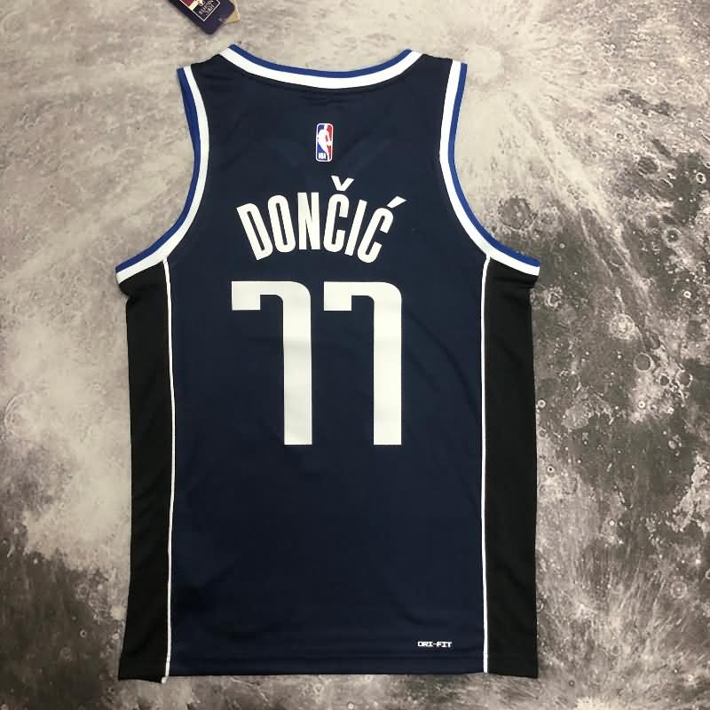 Dallas Mavericks 22/23 Dark Blue AJ Basketball Jersey (Hot Press)