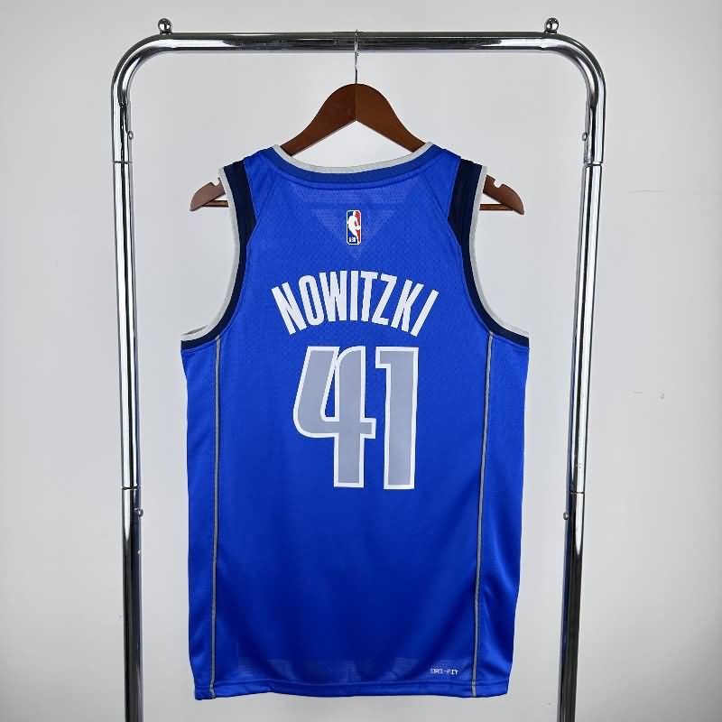 Dallas Mavericks 22/23 Blue Basketball Jersey (Hot Press)