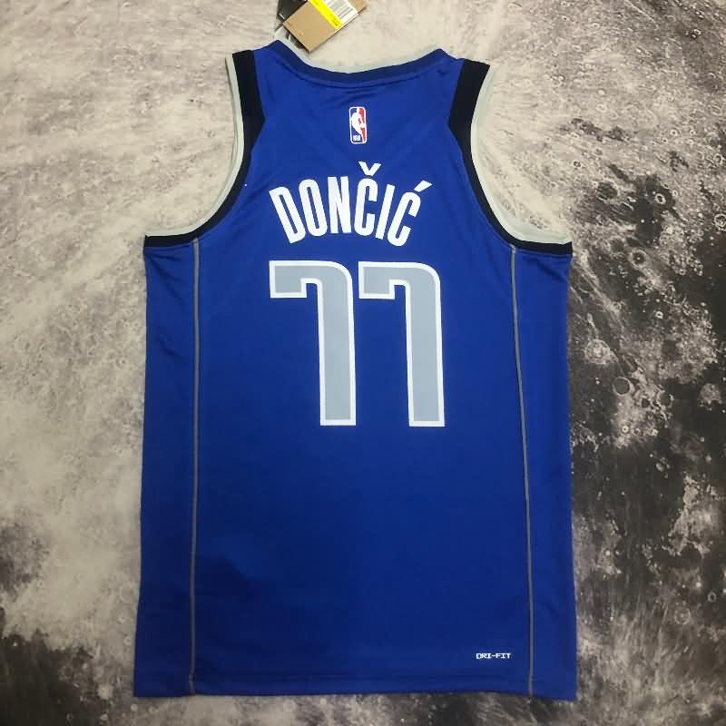 Dallas Mavericks 22/23 Blue Basketball Jersey (Hot Press)