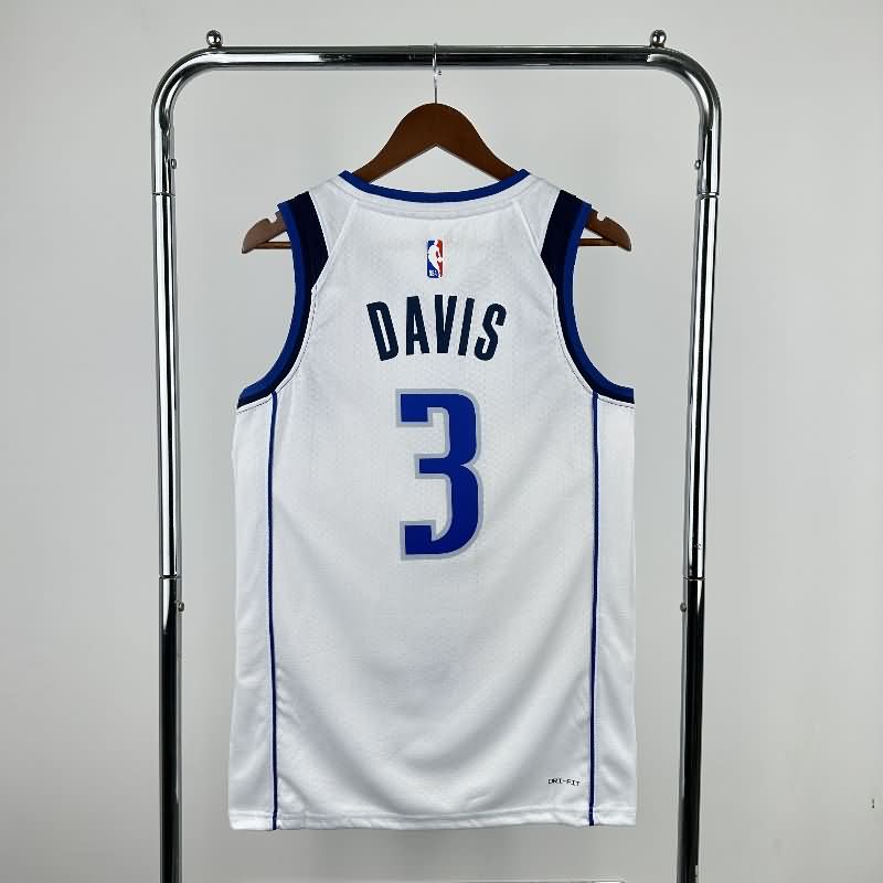 Dallas Mavericks 22/23 White Basketball Jersey (Hot Press)