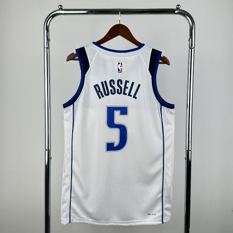 Dallas Mavericks 22/23 White Basketball Jersey (Hot Press)