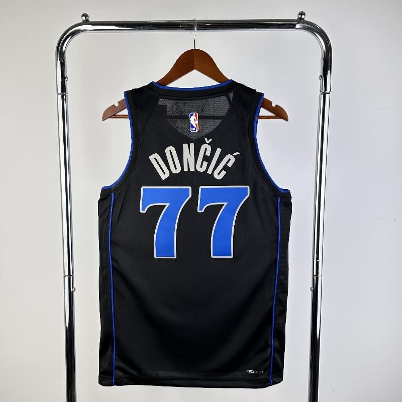 Dallas Mavericks 23/24 Black City Basketball Jersey (Hot Press)
