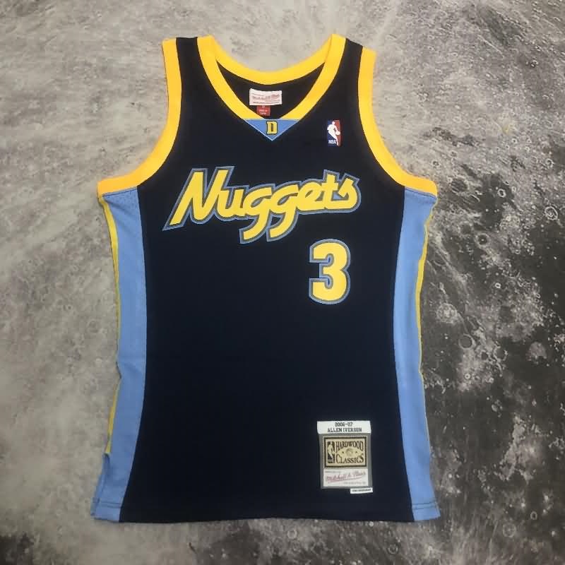 Denver Nuggets 2006/07 Dark Blue Classics Basketball Jersey (Hot Press)