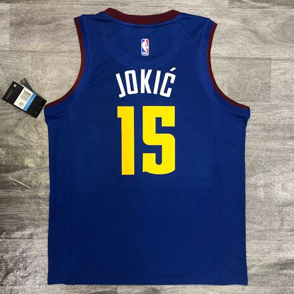 Denver Nuggets 20/21 Blue City AJ Basketball Jersey (Hot Press)