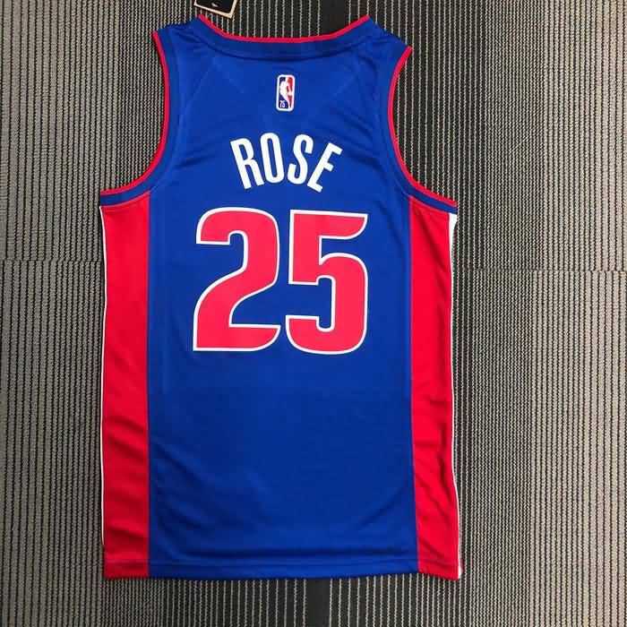 Detroit Pistons 21/22 Blue Basketball Jersey (Hot Press)