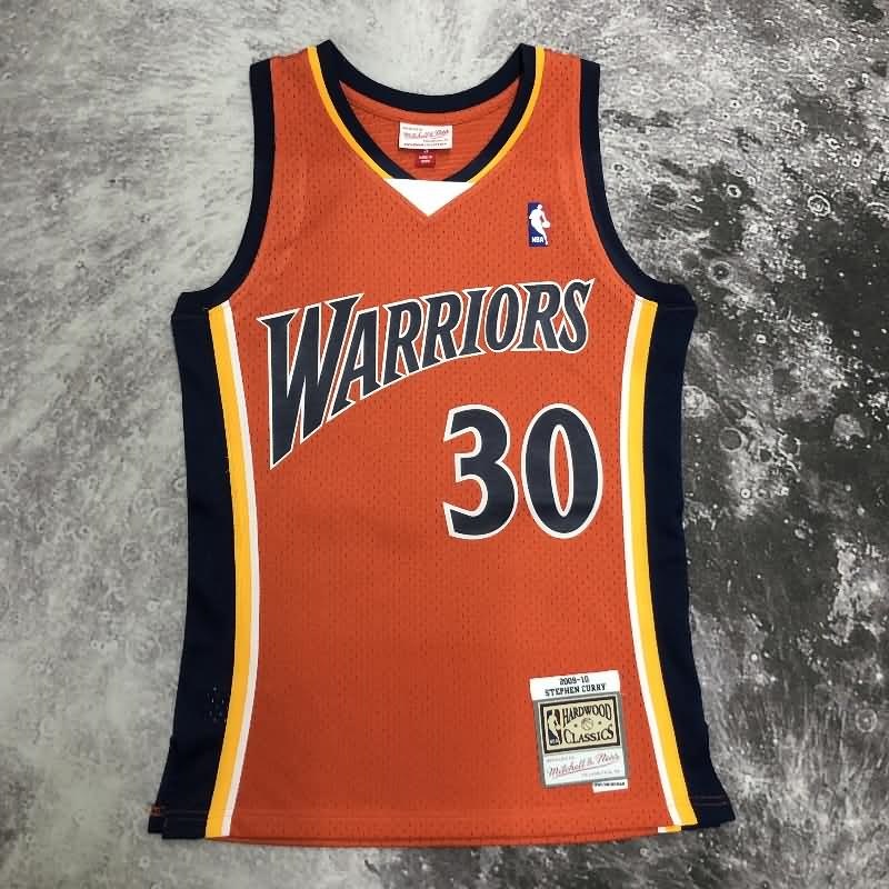 Golden State Warriors 2009/10 Orange Classics Basketball Jersey (Hot Press)