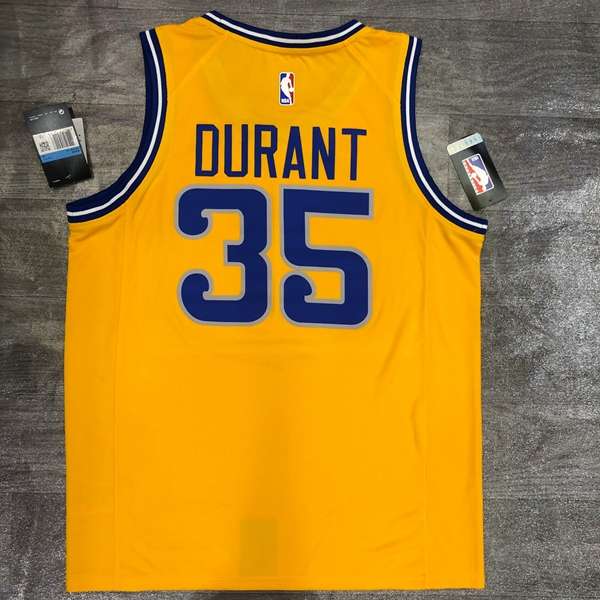 Golden State Warriors 20/21 Yellow Socks Basketball Jersey (Hot Press)