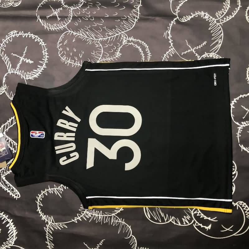 Golden State Warriors 21/22 Black Basketball Jersey (Hot Press)