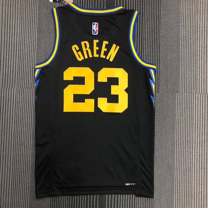 Golden State Warriors 21/22 Black City Basketball Jersey (Hot Press)