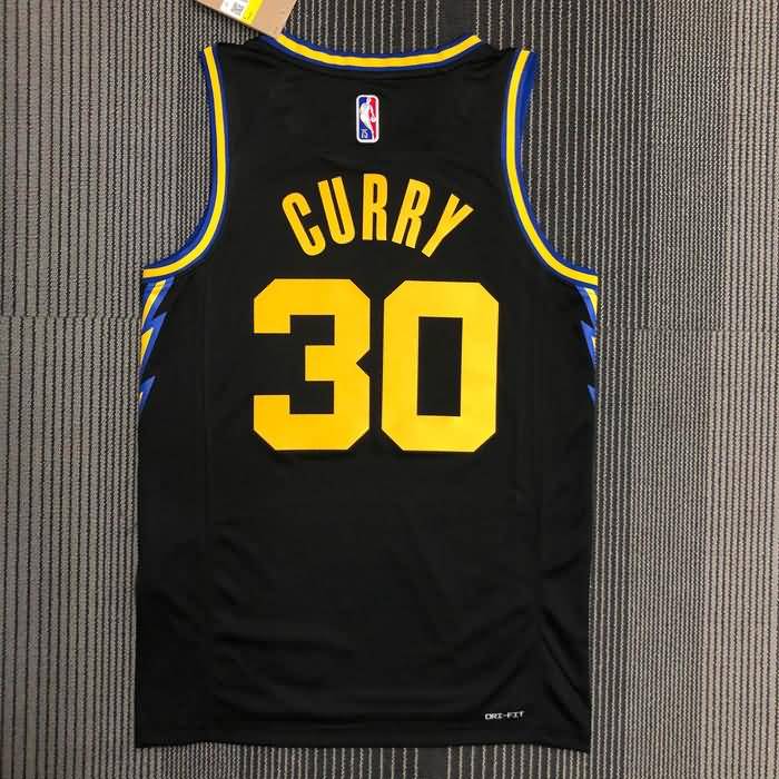 Golden State Warriors 21/22 Black City Basketball Jersey (Hot Press)