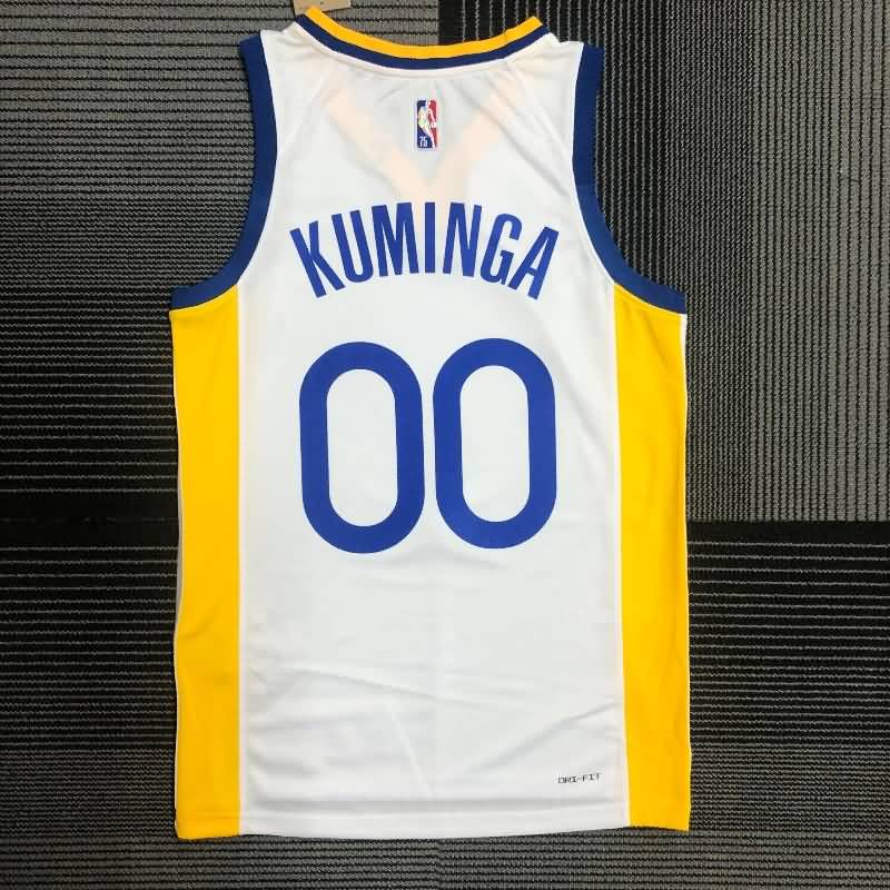 Golden State Warriors 21/22 White Basketball Jersey (Hot Press)