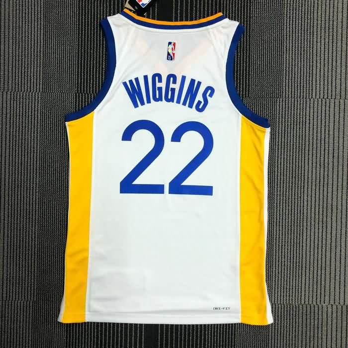 Golden State Warriors 21/22 White Basketball Jersey (Hot Press)